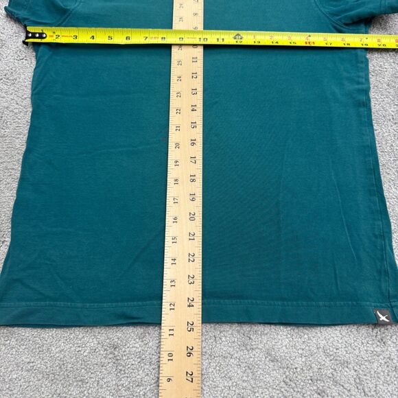 Eddie Bauer Legend Wash Slim Fit Basic T-Shirt Mens Small Teal Green Crew Tee - Picture 8 of 12